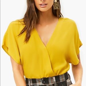 Forever 21 gold bodysuit